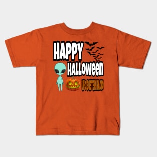 UFO Buster Radio - Alien Halloween Kids T-Shirt